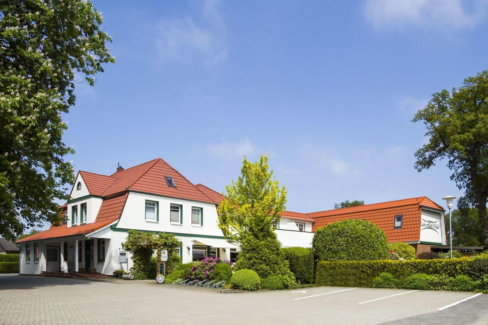 Landgasthof "Zum Gruenen Walde" 诺尔德霍尔茨 外观 照片